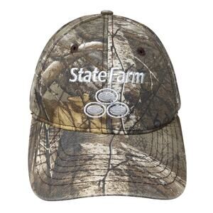 State Farm Snapback Cap Multicolor One Size Adjustable Camouflage Dri-Duck